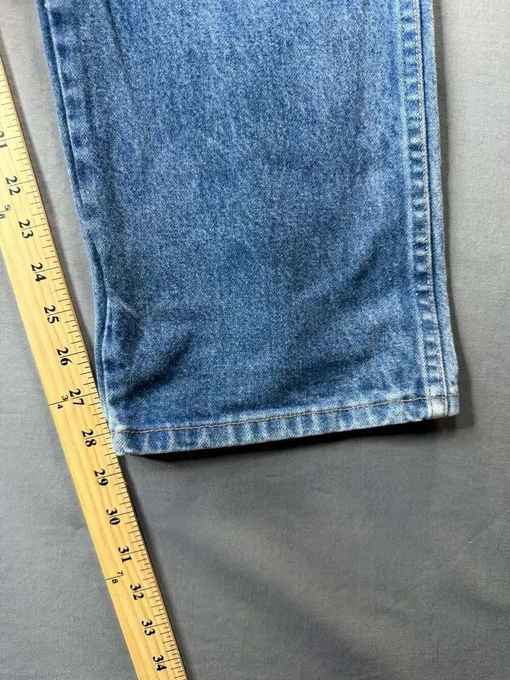 Wrangler 13MWZ Cowboy Cut Western Denim Jeans Blue Medium Wash Mens 40x30